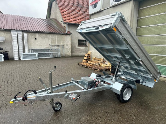 Humbaur HUK 182715 Heckkipper 1,8 t. E-Pumpe, 2680 x 1500 x 300mm - Remolque volquete: foto 2 Humbaur HUK 182715 Heckkipper 1,8 t. E-Pumpe, 2680 x 1500 x 300mm - Remolque volquete: foto 2