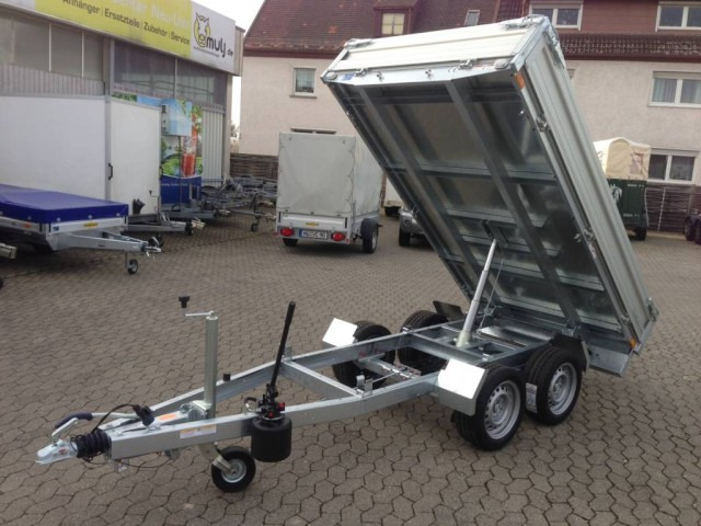 Humbaur HUK 272715 Heckkipper 2,7 t. 2680 x 1500 x 300mm - Remolque volquete: foto 1 Humbaur HUK 272715 Heckkipper 2,7 t. 2680 x 1500 x 300mm - Remolque volquete: foto 1