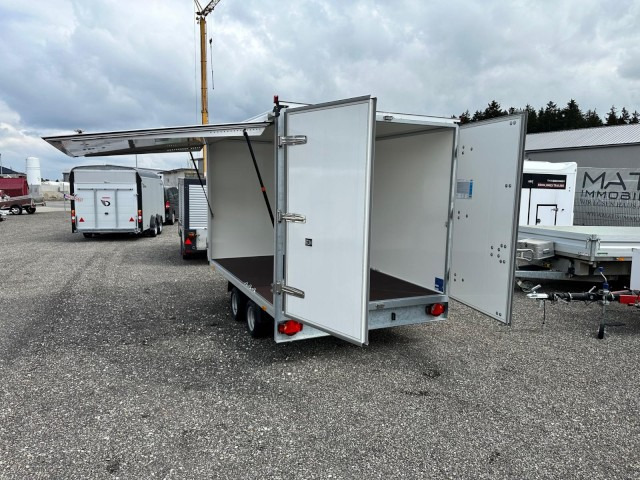 Humbaur Koffer HKN 25 32 21-20 PF30, 2,5 to. Verkaufsklappe 3185x2030x1885 mm - Remolque caja cerrada: foto 5 Humbaur Koffer HKN 25 32 21-20 PF30, 2,5 to. Verkaufsklappe 3185x2030x1885 mm - Remolque caja cerrada: foto 5