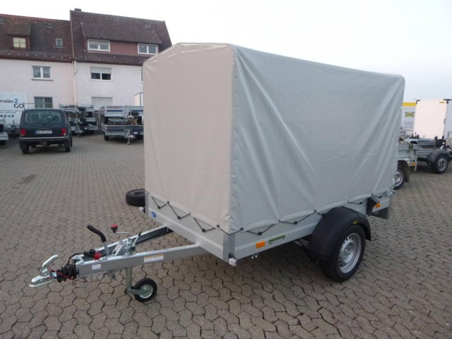 Humbaur Startrailer H132513 Alu mit Hochplane 150 cm, 251x131x30cm - Remolque de coche: foto 1 Humbaur Startrailer H132513 Alu mit Hochplane 150 cm, 251x131x30cm - Remolque de coche: foto 1