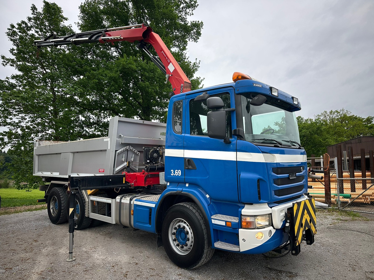 SCANIA G440 6x4 Kran+Kipper ORG-km 57.000 - Camión volquete, Camión grúa: foto 3 SCANIA G440 6x4 Kran+Kipper ORG-km 57.000 - Camión volquete, Camión grúa: foto 3