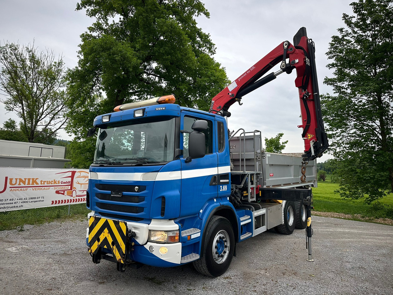 SCANIA G440 6x4 Kran+Kipper ORG-km 57.000 - Camión volquete, Camión grúa: foto 1 SCANIA G440 6x4 Kran+Kipper ORG-km 57.000 - Camión volquete, Camión grúa: foto 1