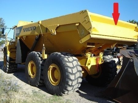 Volvo tailgate  Volvo A25, A30, A35 articulated dump - Carrocería y exterior para Dúmper articulado: foto 3 Volvo tailgate  Volvo A25, A30, A35 articulated dump - Carrocería y exterior para Dúmper articulado: foto 3