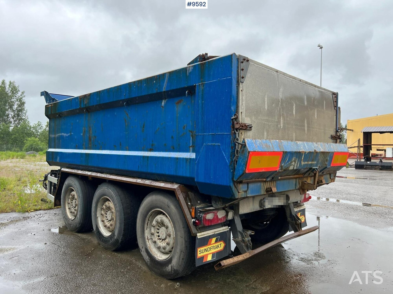 3-axle gravel trailer Alhu - Remolque volquete: foto 3 3-axle gravel trailer Alhu - Remolque volquete: foto 3