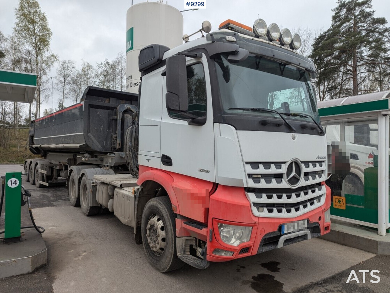 Tractor Unit Mercedes-Benz Arocs 3351 6x4 with tipper trailer - Cabeza tractora: foto 2 Tractor Unit Mercedes-Benz Arocs 3351 6x4 with tipper trailer - Cabeza tractora: foto 2