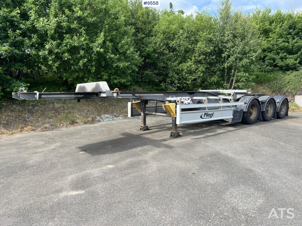 Container link - trailer Fliegl SDS 420 - Remolque portacontenedore/ Intercambiable: foto 1 Container link - trailer Fliegl SDS 420 - Remolque portacontenedore/ Intercambiable: foto 1