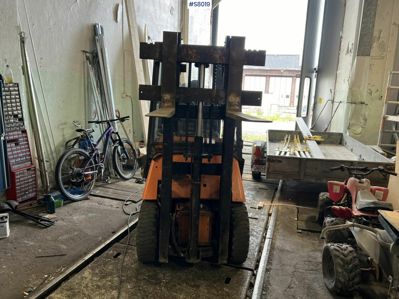 Carretilla elevadora de gas Forklift, Hyster, Petrol powerd: foto 8