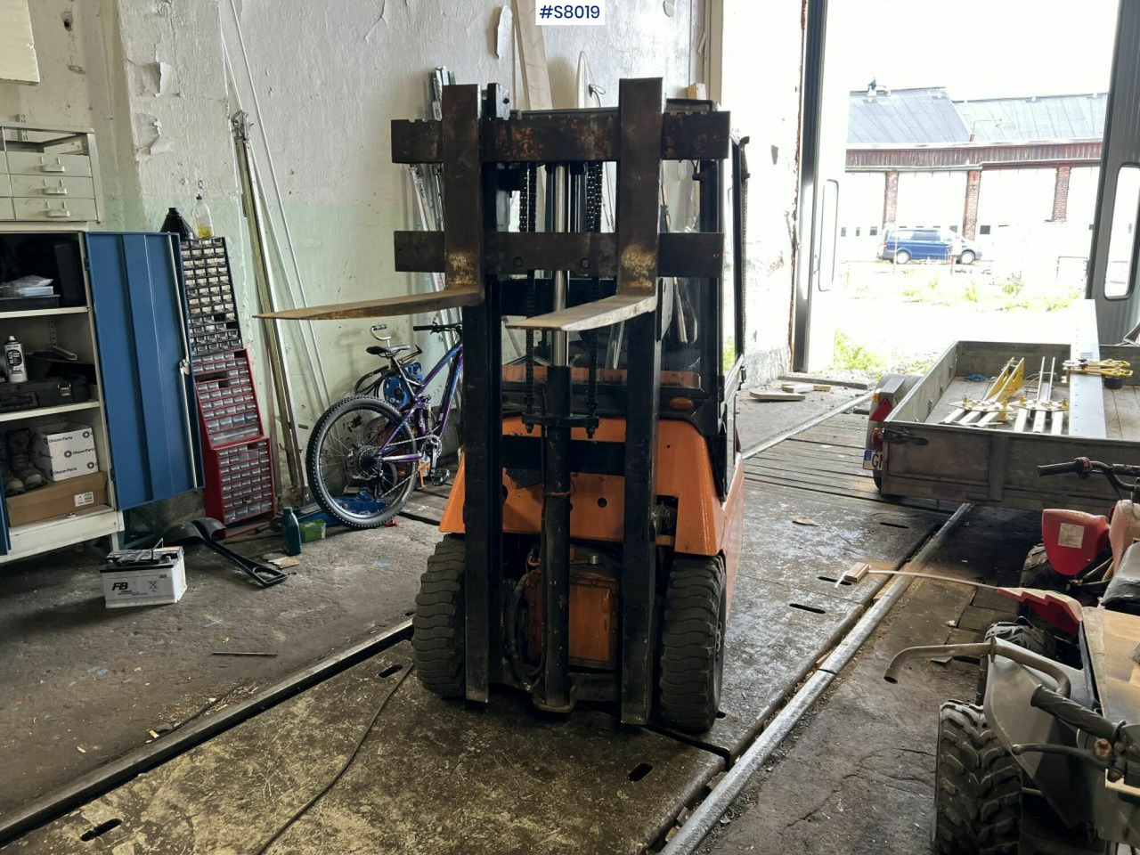 Carretilla elevadora de gas Forklift, Hyster, Petrol powerd: foto 7