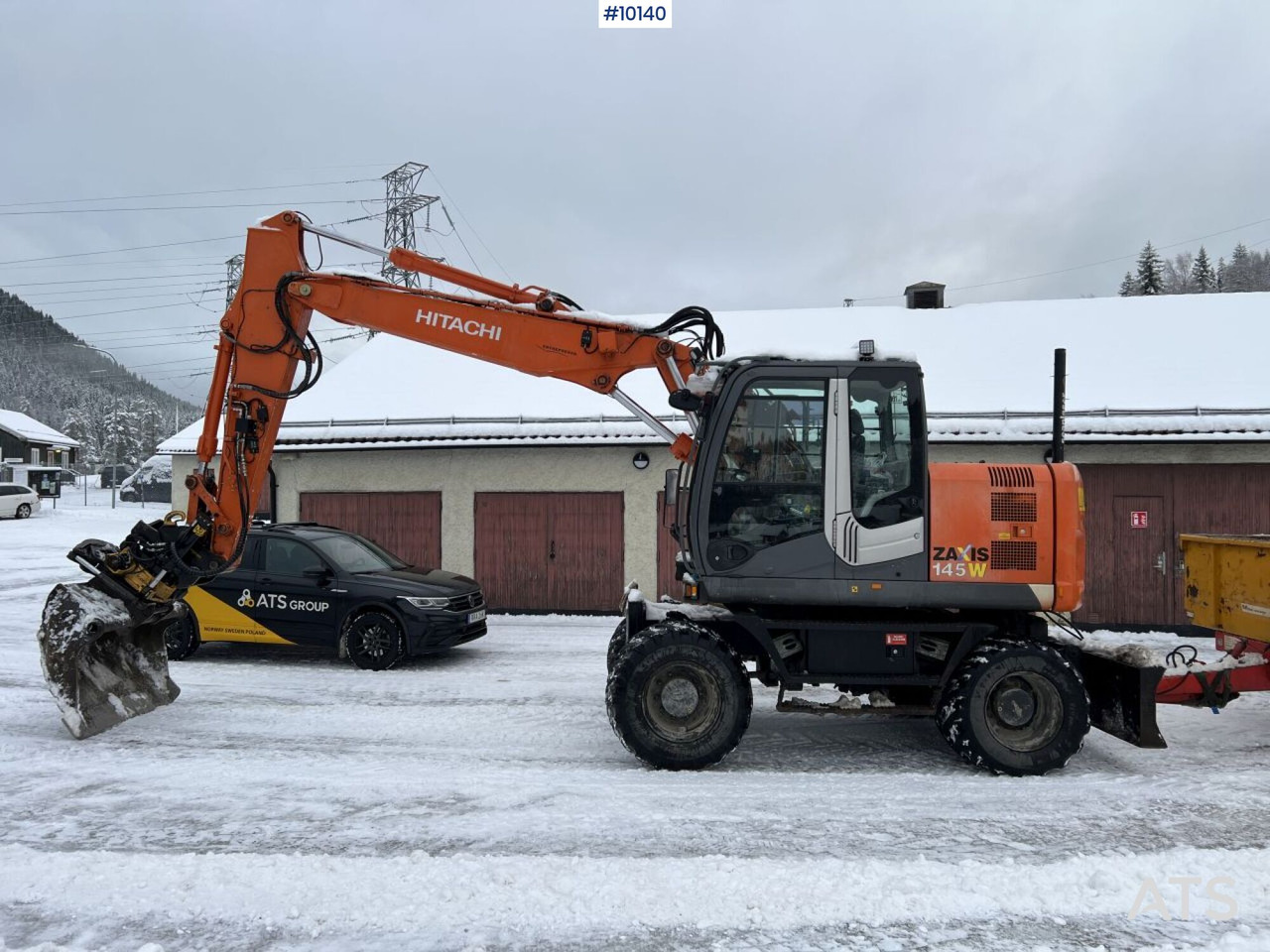 Hitachi ZX 145 W-3 Wheeled excavator with 2D Excavation system, rotor and planer bucket - Excavadora de ruedas: foto 1 Hitachi ZX 145 W-3 Wheeled excavator with 2D Excavation system, rotor and planer bucket - Excavadora de ruedas: foto 1