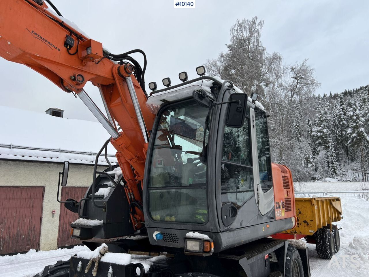 Hitachi ZX 145 W-3 Wheeled excavator with 2D Excavation system, rotor and planer bucket - Excavadora de ruedas: foto 5 Hitachi ZX 145 W-3 Wheeled excavator with 2D Excavation system, rotor and planer bucket - Excavadora de ruedas: foto 5