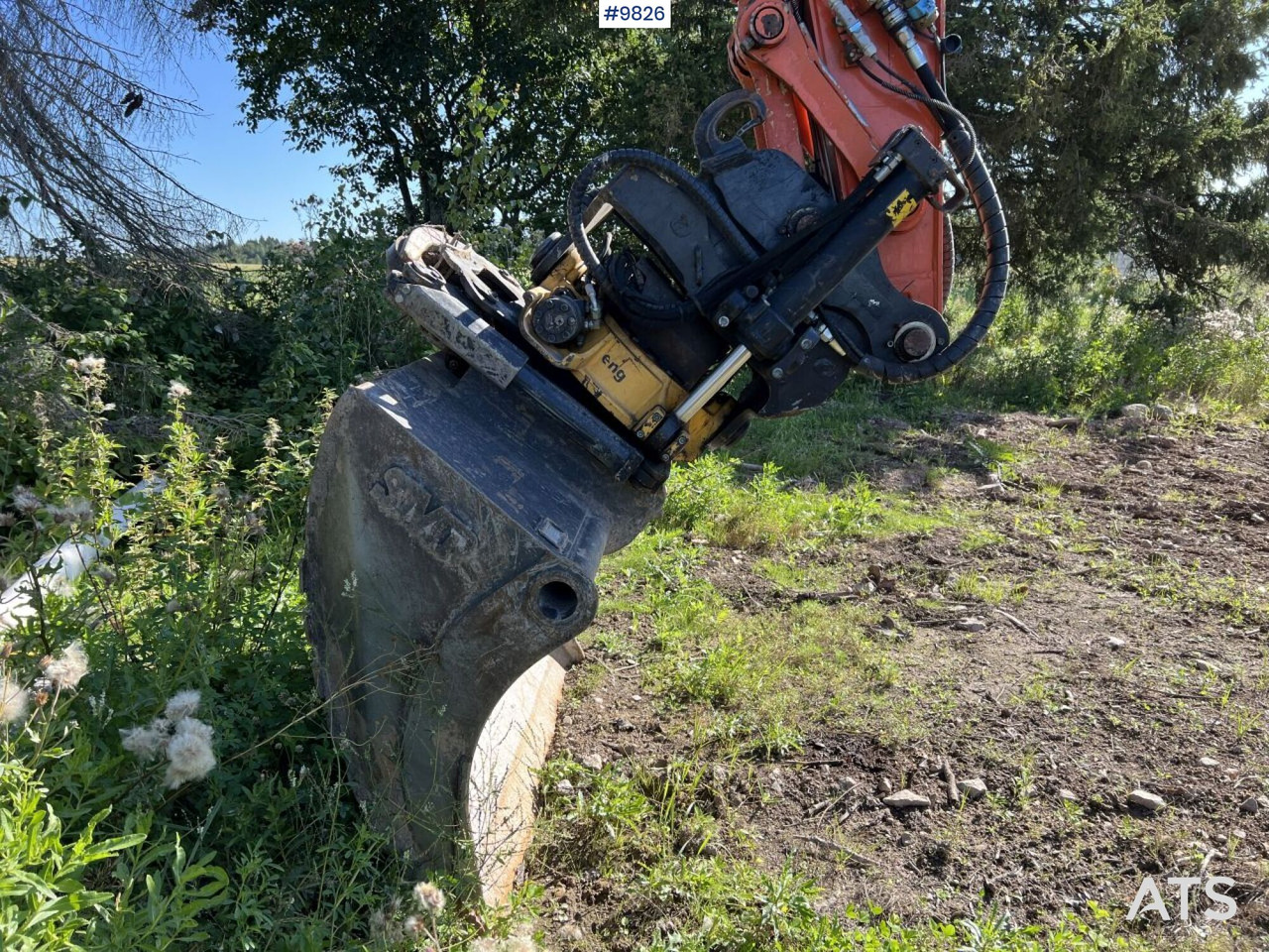 Hitachi ZX140 W-5B with rotor and planer bucket - Excavadora de ruedas: foto 5 Hitachi ZX140 W-5B with rotor and planer bucket - Excavadora de ruedas: foto 5