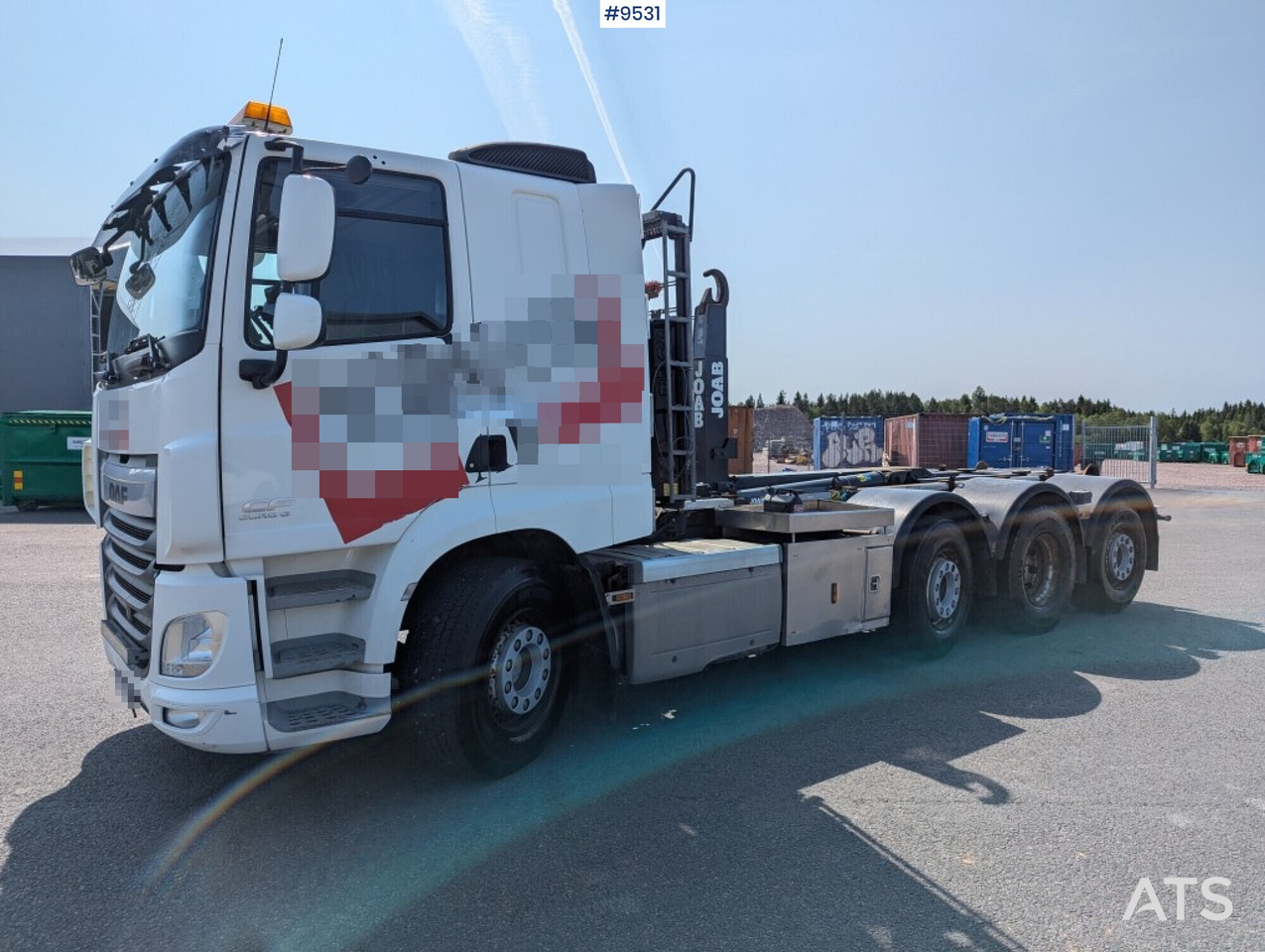 Hooklift Truck Daf FAQ CF510Z 8x2 (SEE VIDEO) - Camión multibasculante: foto 1 Hooklift Truck Daf FAQ CF510Z 8x2 (SEE VIDEO) - Camión multibasculante: foto 1