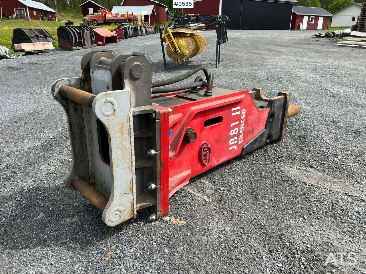 JAB JB81 Hydraulic hammer S70 - Martillo hidráulico para Maquinaria de construcción: foto 3 JAB JB81 Hydraulic hammer S70 - Martillo hidráulico para Maquinaria de construcción: foto 3
