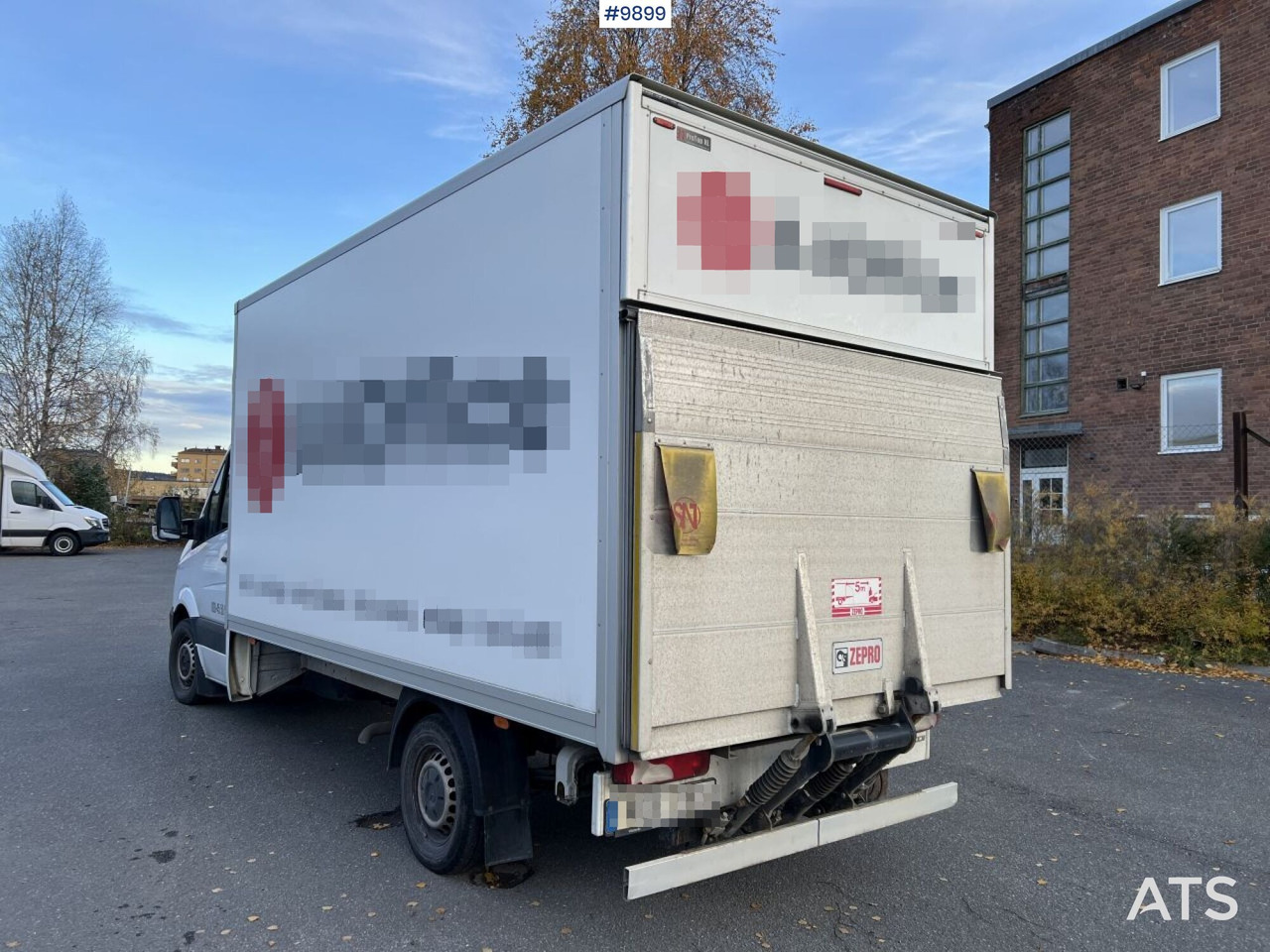 Furgoneta caja cerrada Mercedes Benz Sprinter Skåpbil med bakgavellyft: foto 10