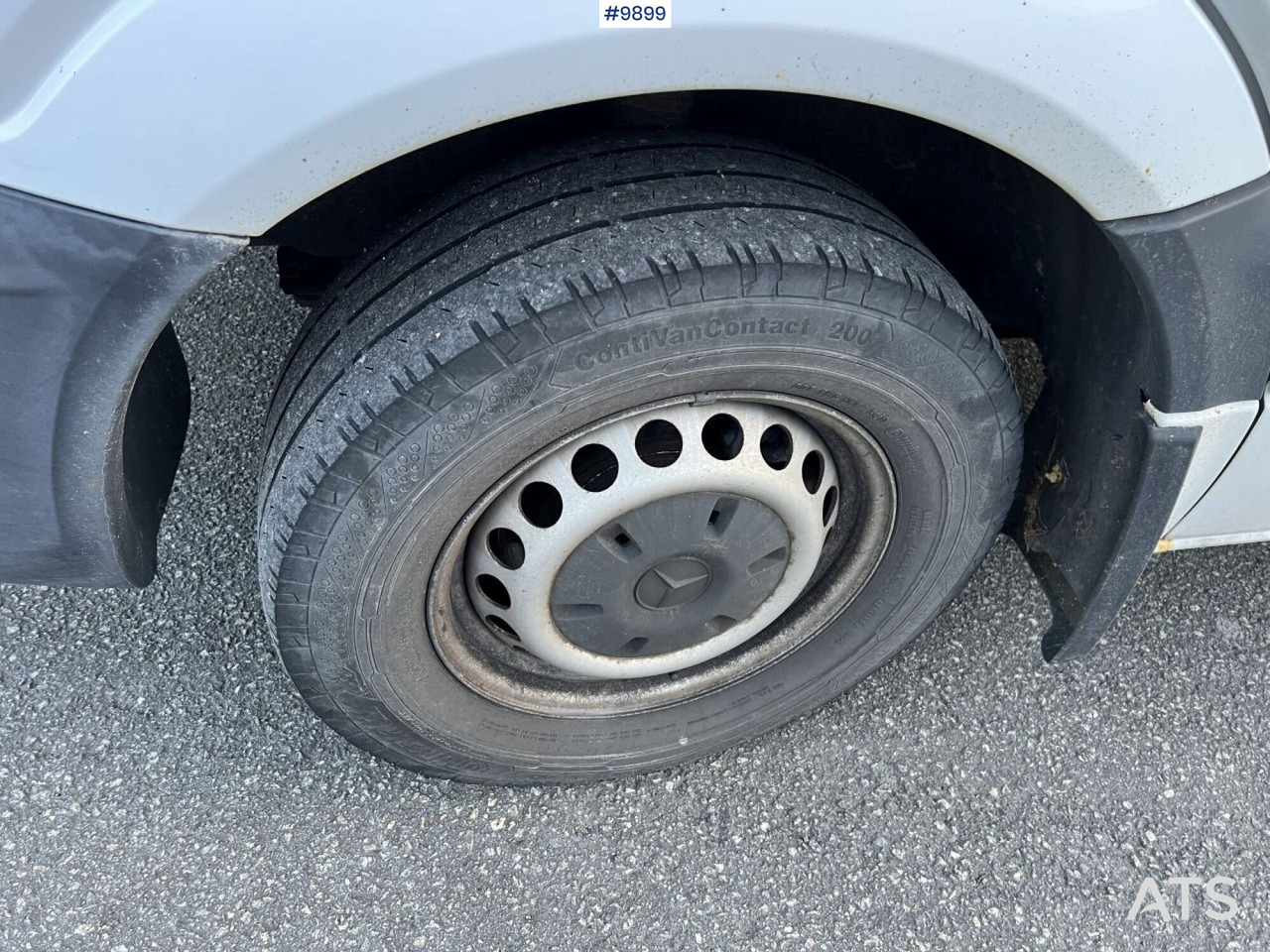 Furgoneta caja cerrada Mercedes Benz Sprinter Skåpbil med bakgavellyft: foto 15