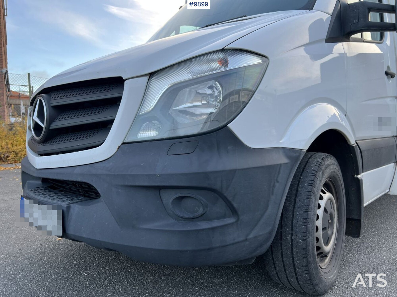 Furgoneta caja cerrada Mercedes Benz Sprinter Skåpbil med bakgavellyft: foto 14