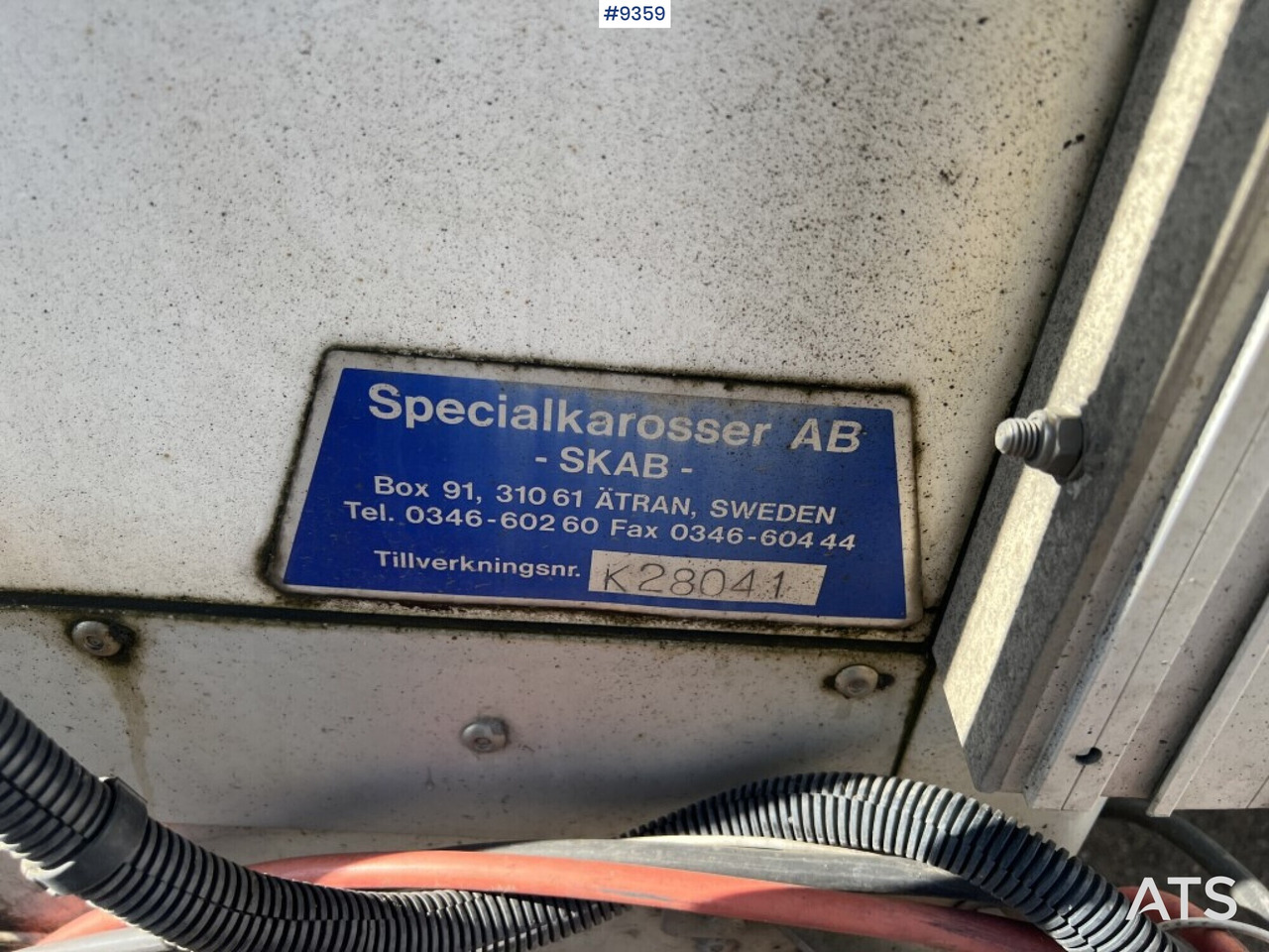 Refrigerated trailer cabinet SKAB - Carrocería-frigorifico: foto 5 Refrigerated trailer cabinet SKAB - Carrocería-frigorifico: foto 5