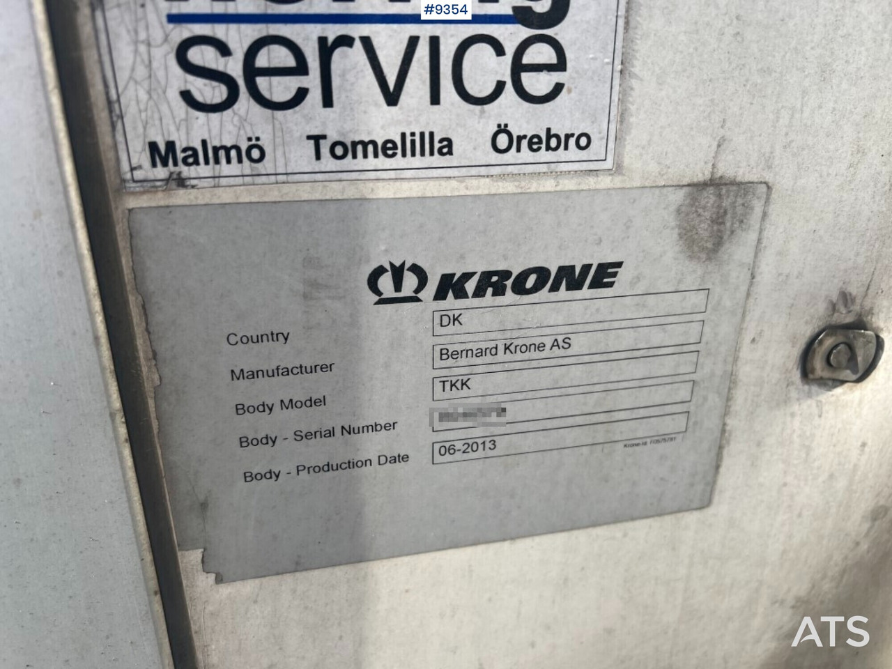 Carrocería-frigorifico Refrigerated trailer cabinets- KRONE: foto 7 Carrocería-frigorifico Refrigerated trailer cabinets- KRONE: foto 7