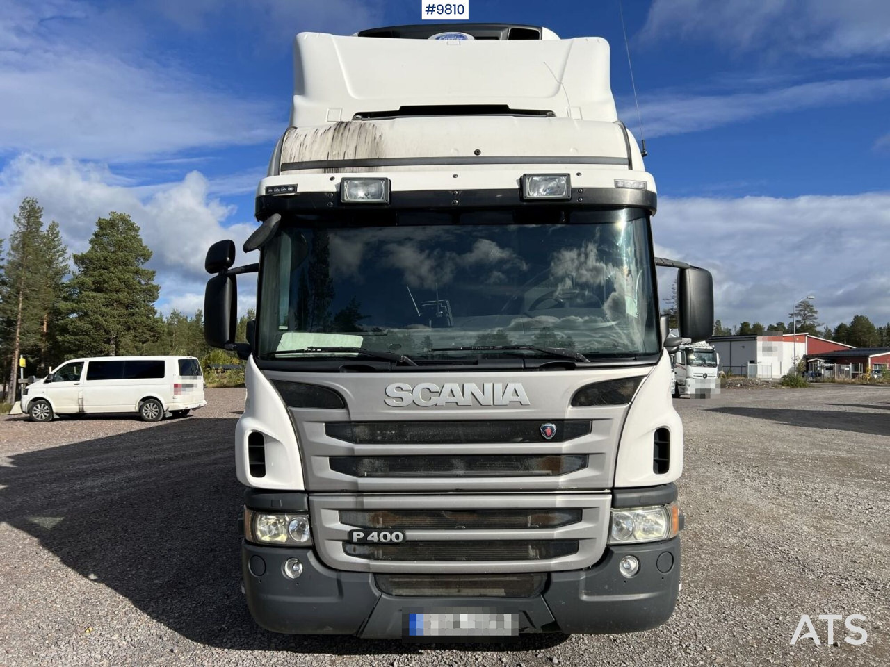 Camión caja cerrada Scania P400 Box truck with tail lift: foto 8