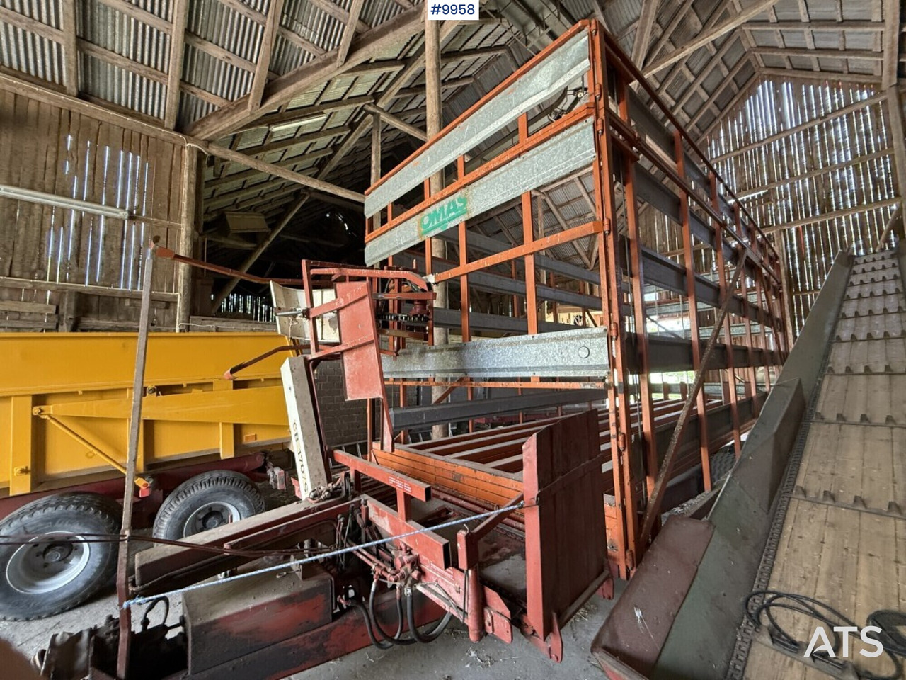 Self-loading trailer small bale Omas CB170 S - Equipo para silos, Remolque: foto 3 Self-loading trailer small bale Omas CB170 S - Equipo para silos, Remolque: foto 3