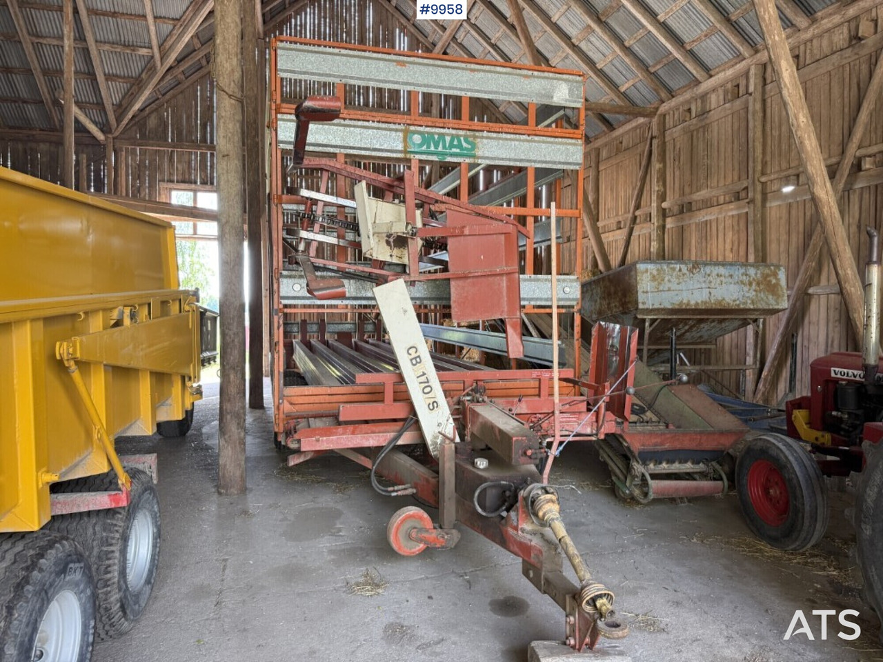 Self-loading trailer small bale Omas CB170 S - Equipo para silos, Remolque: foto 2 Self-loading trailer small bale Omas CB170 S - Equipo para silos, Remolque: foto 2