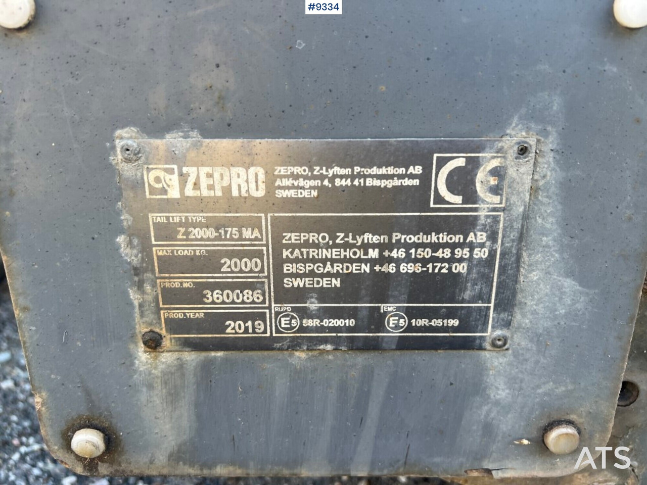 Tail Lift- Zepro- Z2000-175MA - Trampilla elevadora: foto 4 Tail Lift- Zepro- Z2000-175MA - Trampilla elevadora: foto 4