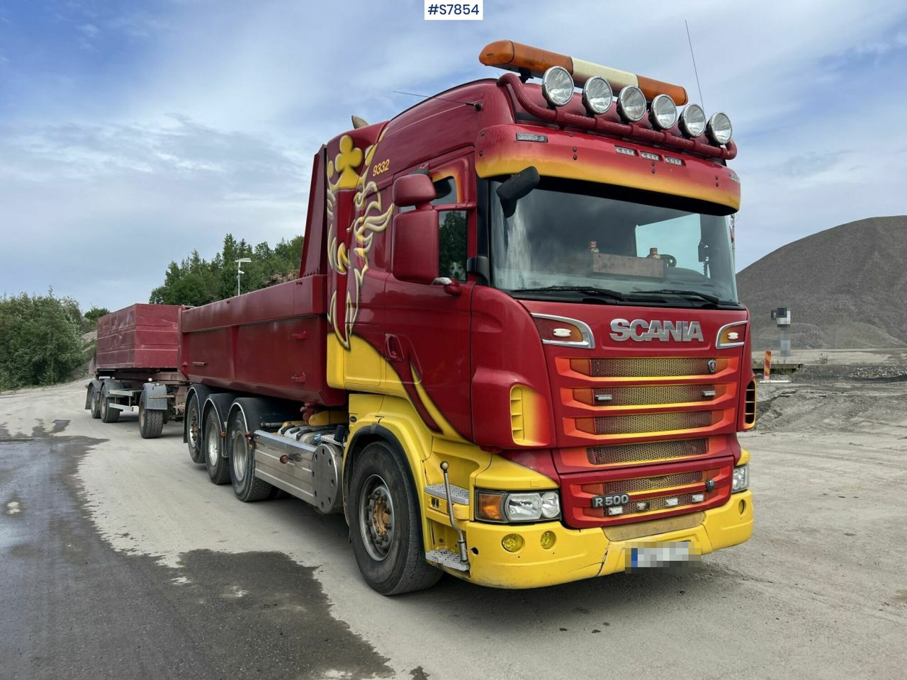 Tipper Truck Scania R500 with side tipper and ORY T 10 Tipper trailer - Camión volquete, Remolque volquete: foto 2 Tipper Truck Scania R500 with side tipper and ORY T 10 Tipper trailer - Camión volquete, Remolque volquete: foto 2