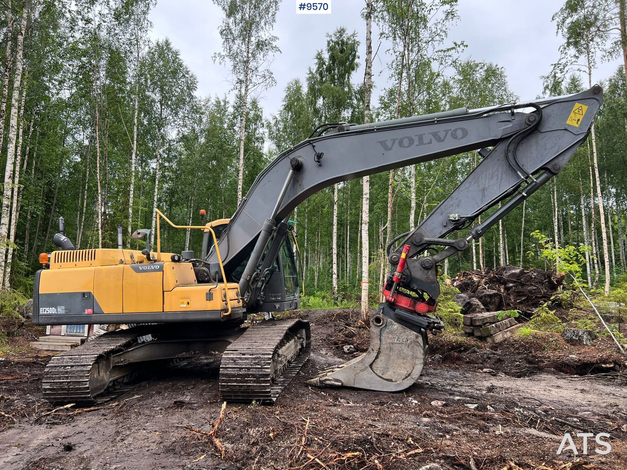 Volvo EC 250 DL grävsystem, rotor och planerskopa - Excavadora de cadenas: foto 3 Volvo EC 250 DL grävsystem, rotor och planerskopa - Excavadora de cadenas: foto 3