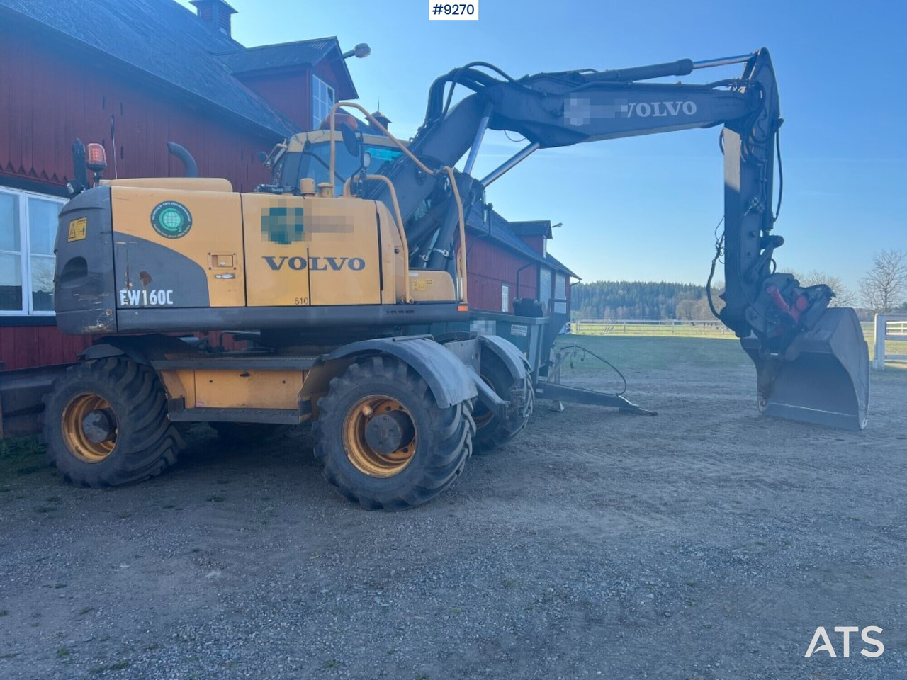 Volvo EW 160 C wheeled excavator (VIDEO) - Excavadora de ruedas: foto 4 Volvo EW 160 C wheeled excavator (VIDEO) - Excavadora de ruedas: foto 4