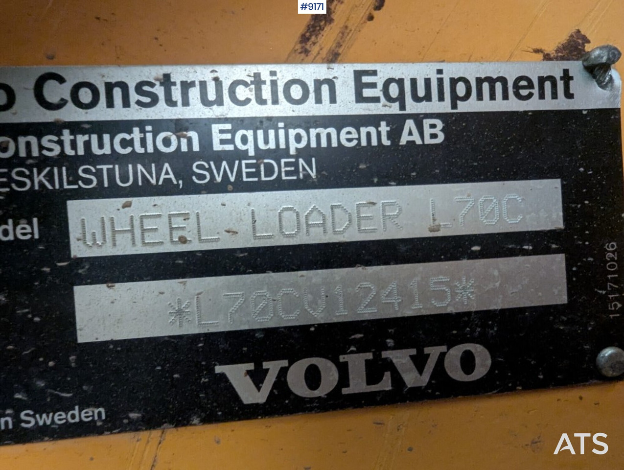 Cargadora de ruedas Wheel loader Volvo L70C (SEE VIDEO): foto 7