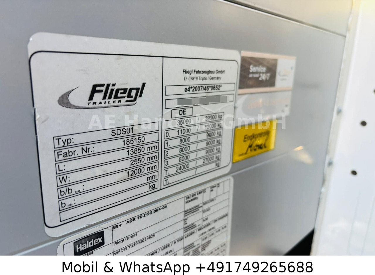 Semirremolque lona Fliegl SDS 390 *Edscha/Tautliner/Palletenkasten/Airpipe: foto 19