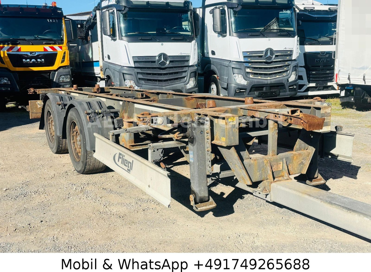 Fliegl TWP 180 Tandem BDF Tiefgekoppelt *Scheibenbremse - Remolque portacontenedore/ Intercambiable: foto 1 Fliegl TWP 180 Tandem BDF Tiefgekoppelt *Scheibenbremse - Remolque portacontenedore/ Intercambiable: foto 1