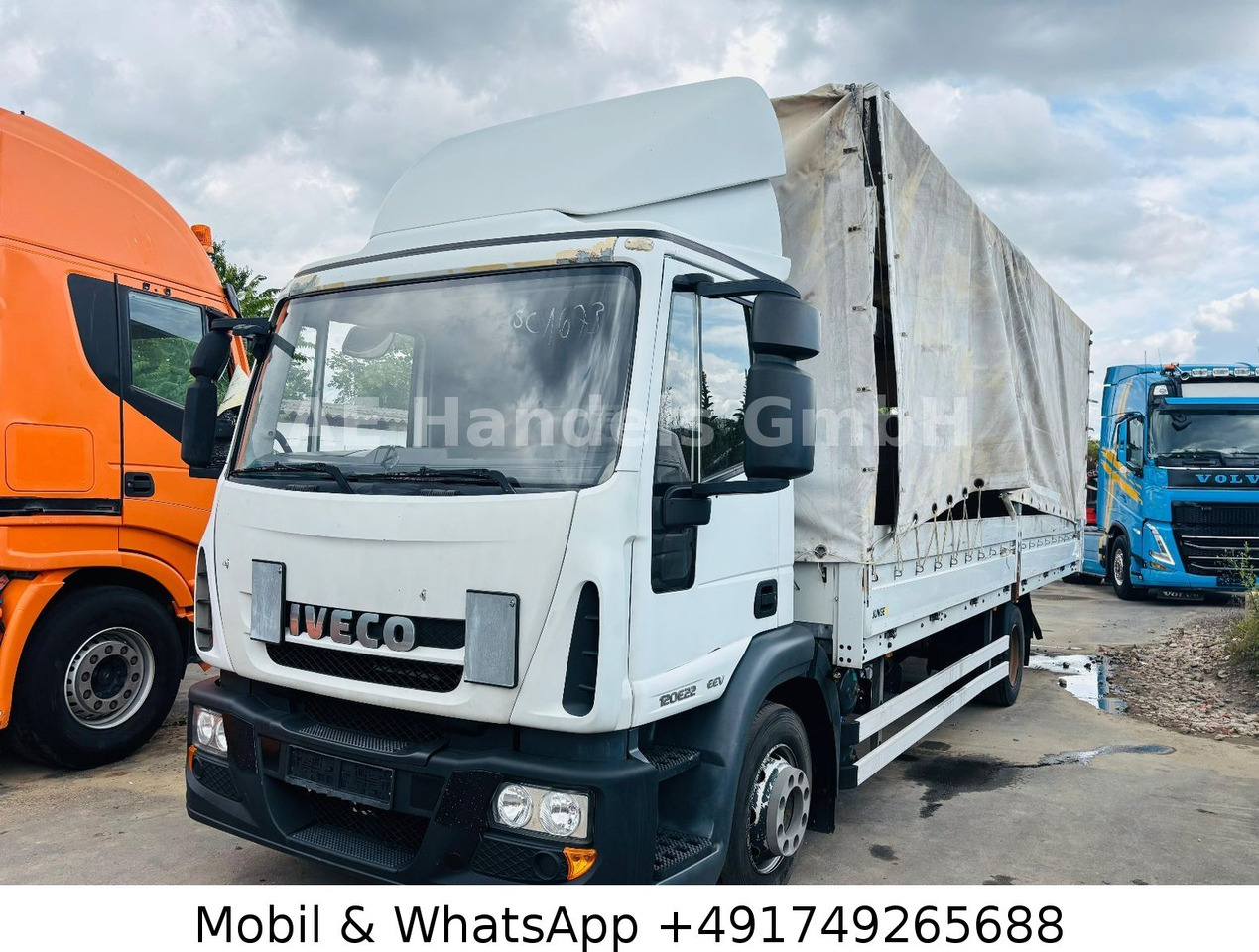 Iveco 120E22 Flachdach BL *Manual / LBW-Dautel - Camión lona: foto 2 Iveco 120E22 Flachdach BL *Manual / LBW-Dautel - Camión lona: foto 2
