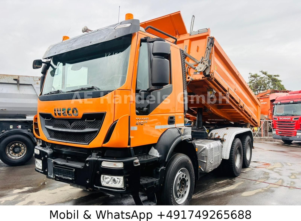 Iveco Trakker 410 E6 BB 6x4 Meiller-Kipper *10m³/AHK - Camión volquete: foto 1 Iveco Trakker 410 E6 BB 6x4 Meiller-Kipper *10m³/AHK - Camión volquete: foto 1