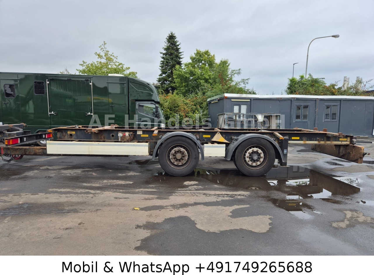 Krone ZZ Tandem BDF Tiefgekoppelt *Wabco/BWP/Luft - Remolque portacontenedore/ Intercambiable: foto 2 Krone ZZ Tandem BDF Tiefgekoppelt *Wabco/BWP/Luft - Remolque portacontenedore/ Intercambiable: foto 2