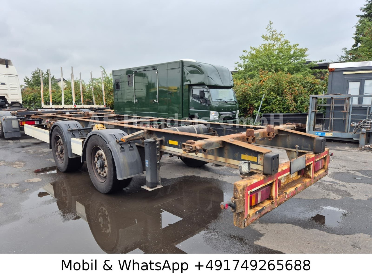 Krone ZZ Tandem BDF Tiefgekoppelt *Wabco/BWP/Luft - Remolque portacontenedore/ Intercambiable: foto 3 Krone ZZ Tandem BDF Tiefgekoppelt *Wabco/BWP/Luft - Remolque portacontenedore/ Intercambiable: foto 3