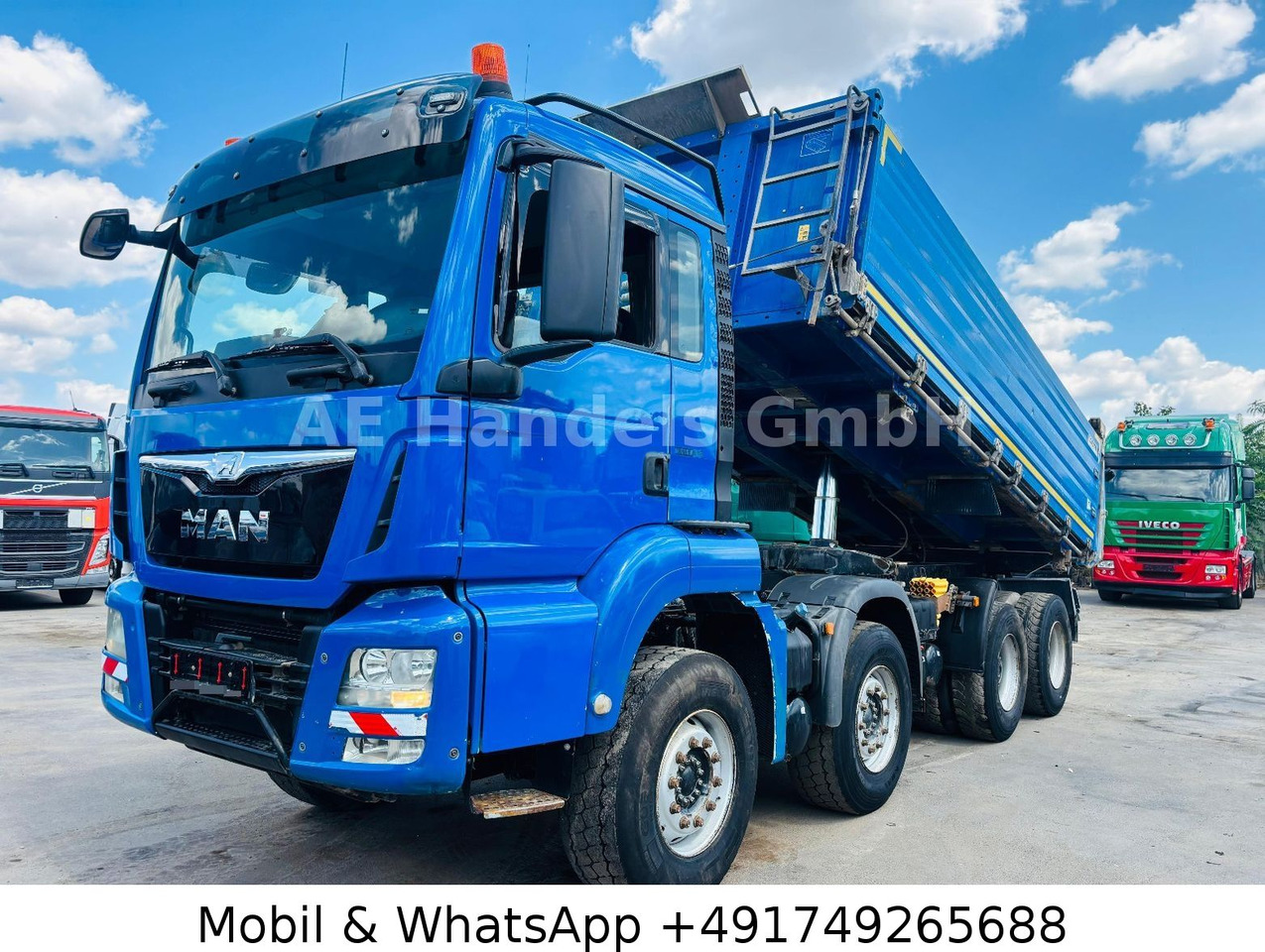 MAN TGS 35.400 M 8x4 BB Dautel Alu *Retarder/15m³ - Camión volquete: foto 1 MAN TGS 35.400 M 8x4 BB Dautel Alu *Retarder/15m³ - Camión volquete: foto 1