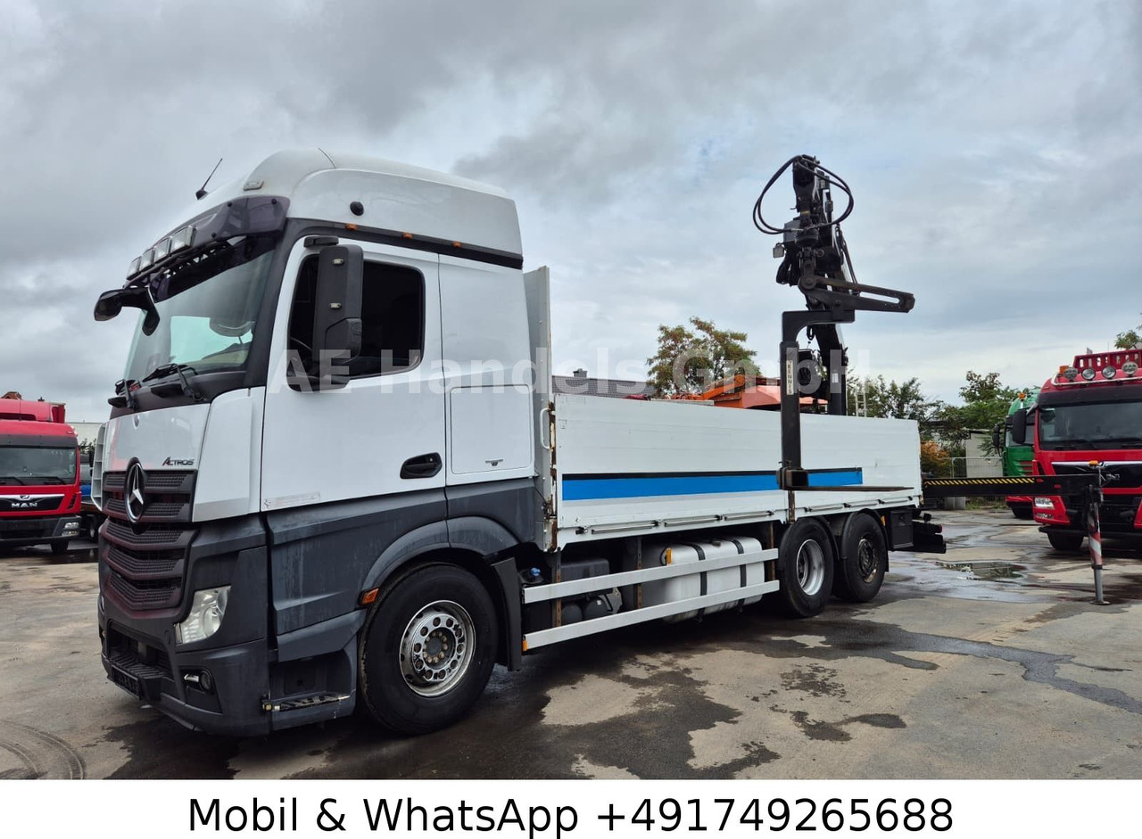 Mercedes-Benz Actros IV 2646 L LL 6x2 *Retarder/Hiab-177K-Pro - Camión caja abierta, Camión grúa: foto 2 Mercedes-Benz Actros IV 2646 L LL 6x2 *Retarder/Hiab-177K-Pro - Camión caja abierta, Camión grúa: foto 2