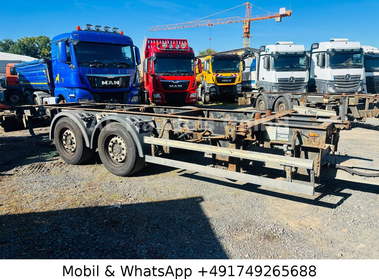 Schmitz Cargobull ZWF 18/L Tandem BDF Tiefgekoppelt*Scheibenbremse - Remolque portacontenedore/ Intercambiable: foto 2 Schmitz Cargobull ZWF 18/L Tandem BDF Tiefgekoppelt*Scheibenbremse - Remolque portacontenedore/ Intercambiable: foto 2