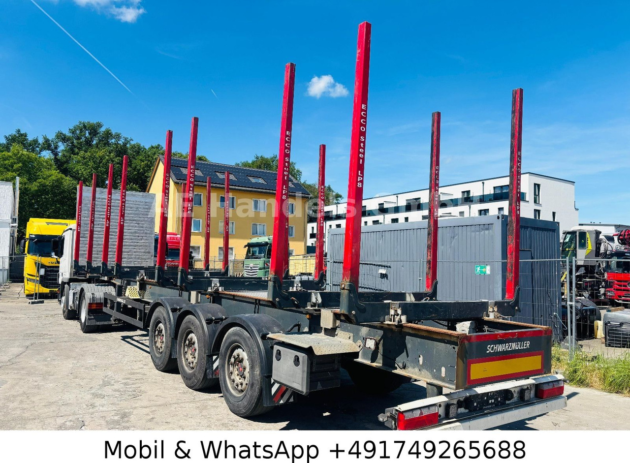 Schwarzmüller S1 Y-Serie Lang-Holz *8x Rungen/Liftachse/Alcoa - Semirremolque forestal: foto 4 Schwarzmüller S1 Y-Serie Lang-Holz *8x Rungen/Liftachse/Alcoa - Semirremolque forestal: foto 4