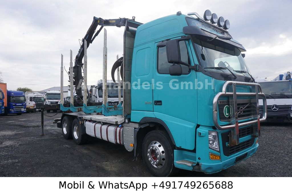Volvo FH 540 Globe BL 6x4 Hiab 115z-80 *VEB+/AHK - Camión forestal, Camión grúa: foto 4 Volvo FH 540 Globe BL 6x4 Hiab 115z-80 *VEB+/AHK - Camión forestal, Camión grúa: foto 4