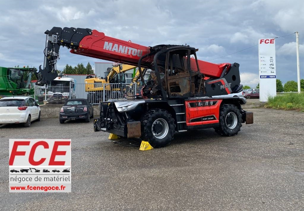 Manitou MRT 2660/360-160Y-ST5/S1 1er Main endommagé - Manipulador telescópico: foto 1 Manitou MRT 2660/360-160Y-ST5/S1 1er Main endommagé - Manipulador telescópico: foto 1