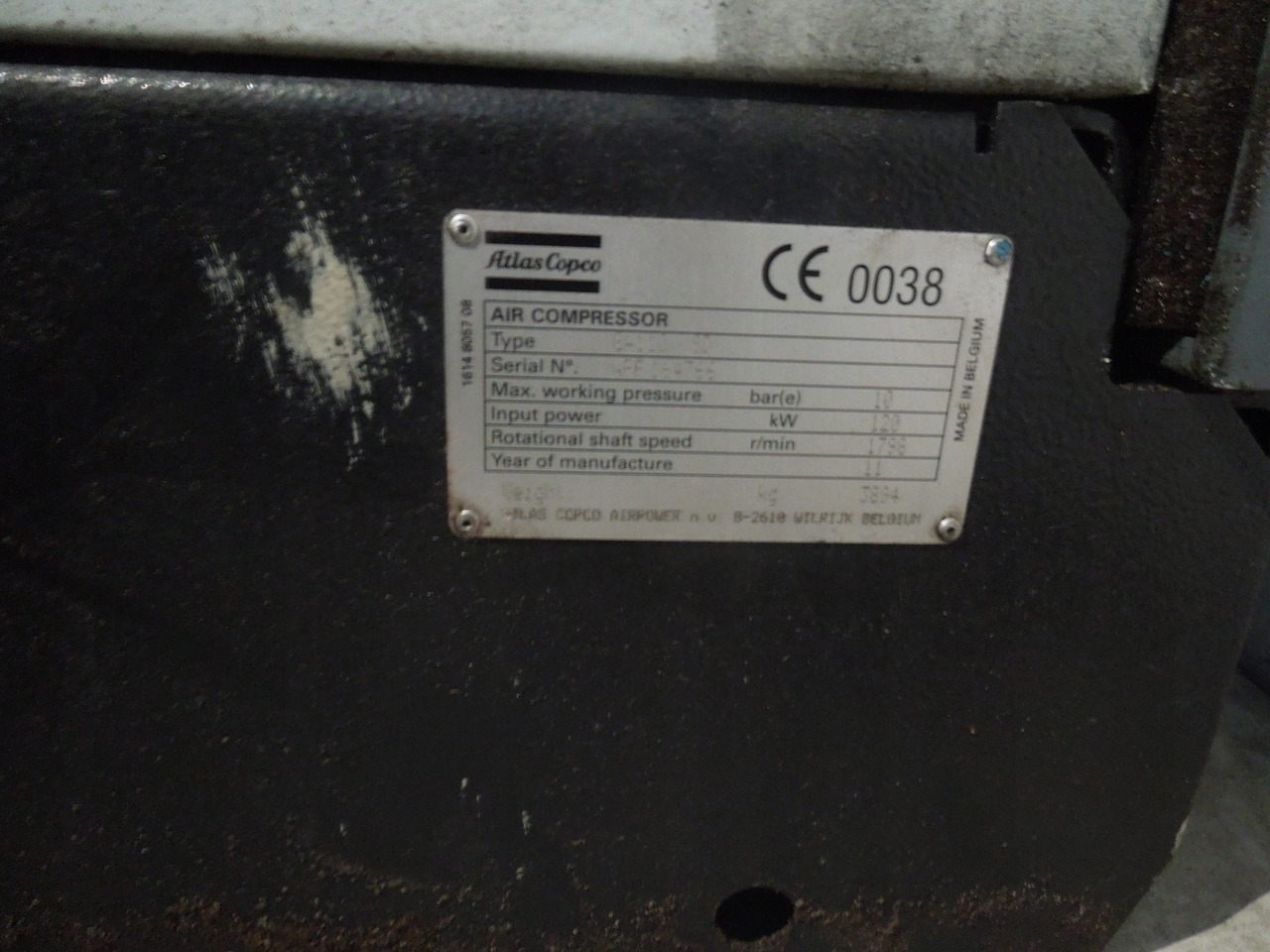 ATLAS COPCO GA110VSD - Compresor de aire: foto 3 ATLAS COPCO GA110VSD - Compresor de aire: foto 3