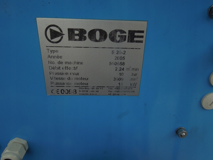 BOGE S20 - Compresor de aire: foto 3 BOGE S20 - Compresor de aire: foto 3