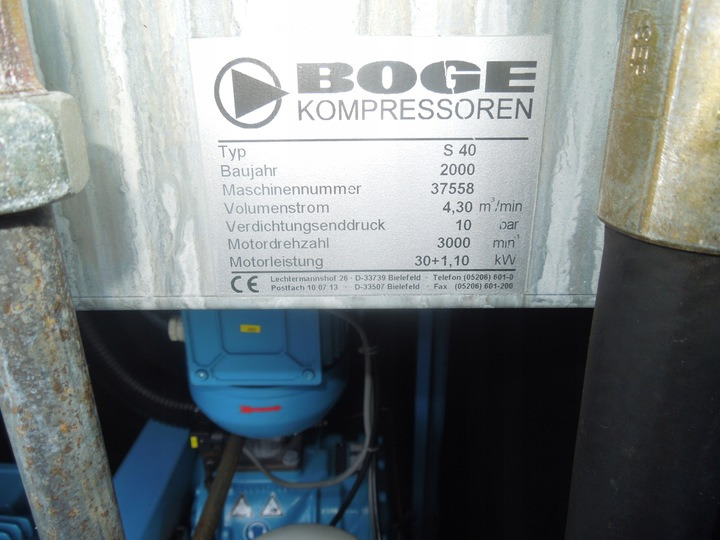BOGE S40 - Compresor de aire: foto 4 BOGE S40 - Compresor de aire: foto 4