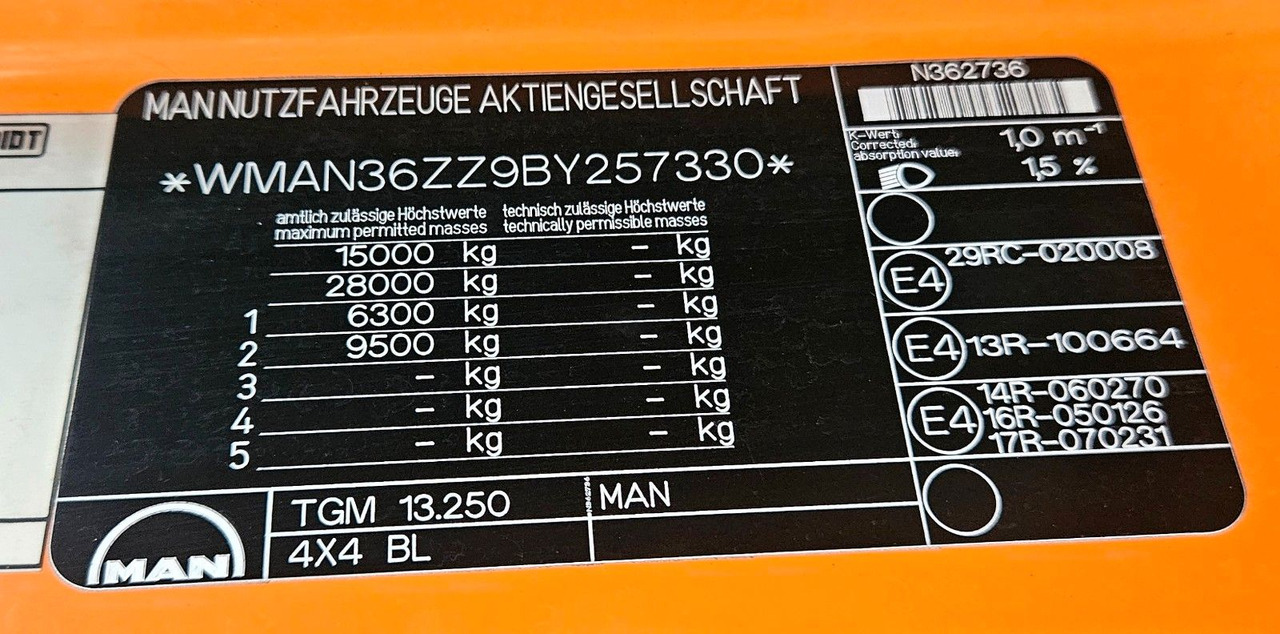 Camión volquete MAN TGM 13.250 4x4 Euro5 Winterdienst: foto 28