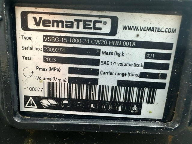 VemaTec CW30 Slotenbak 1800mm - Cazo para excavadora para Maquinaria de construcción: foto 4 VemaTec CW30 Slotenbak 1800mm - Cazo para excavadora para Maquinaria de construcción: foto 4