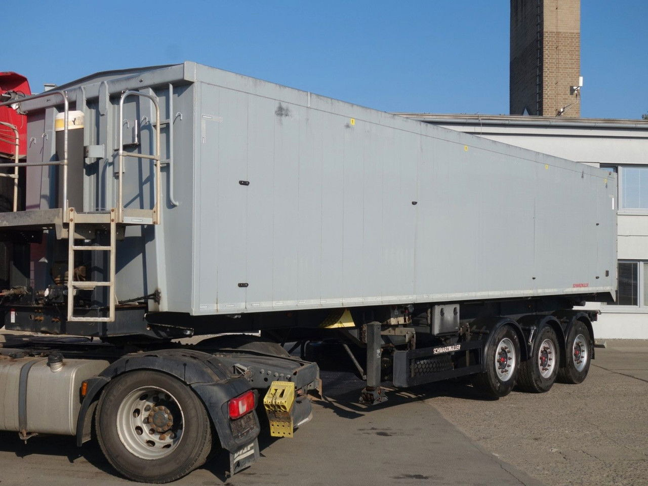 Schwarzmüller Alu Kipper, 50 cm3, Rollplane, Liftachse, SAF - Semirremolque volquete: foto 1 Schwarzmüller Alu Kipper, 50 cm3, Rollplane, Liftachse, SAF - Semirremolque volquete: foto 1