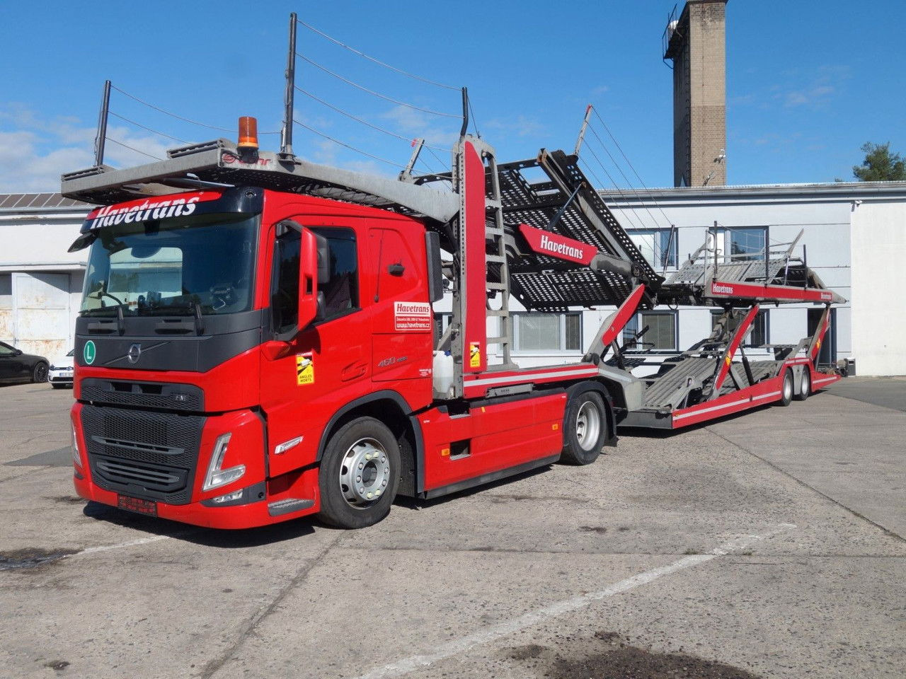 Volvo FM 13 460, mit Euro Lohr 2.53 Wxsyv2 - Camión portavehículos: foto 1 Volvo FM 13 460, mit Euro Lohr 2.53 Wxsyv2 - Camión portavehículos: foto 1
