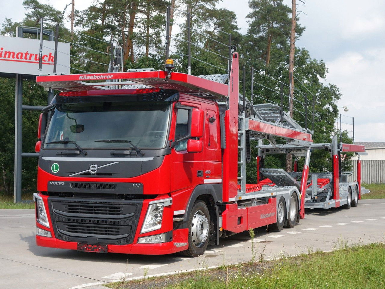 Volvo FM 460 6x2 Kassbohre Metago Pro / Intago tt, VDI - Camión portavehículos: foto 1 Volvo FM 460 6x2 Kassbohre Metago Pro / Intago tt, VDI - Camión portavehículos: foto 1